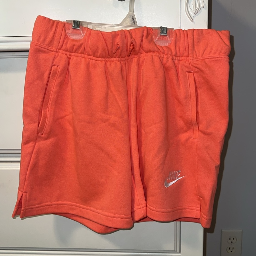 Coral Nike shorts!